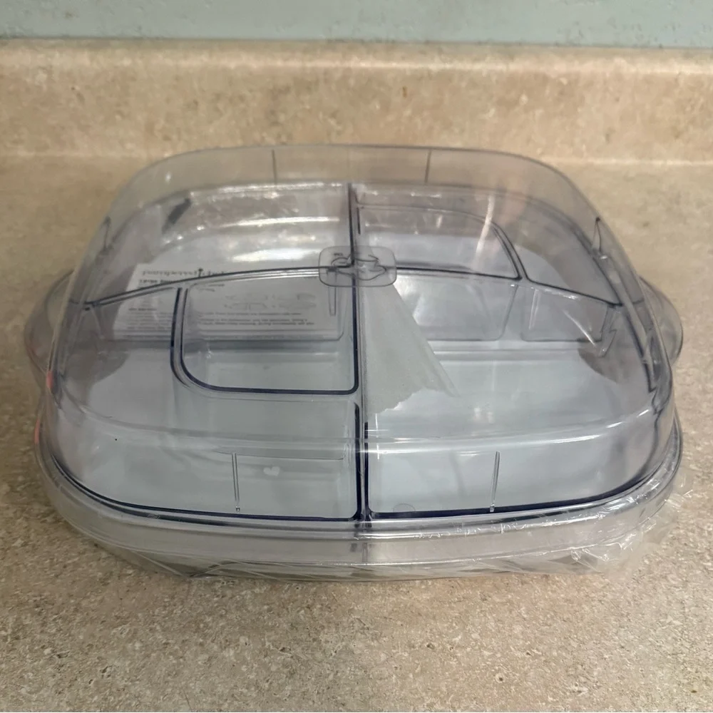 Pampered Chef Large Square Cool and Serve NWT